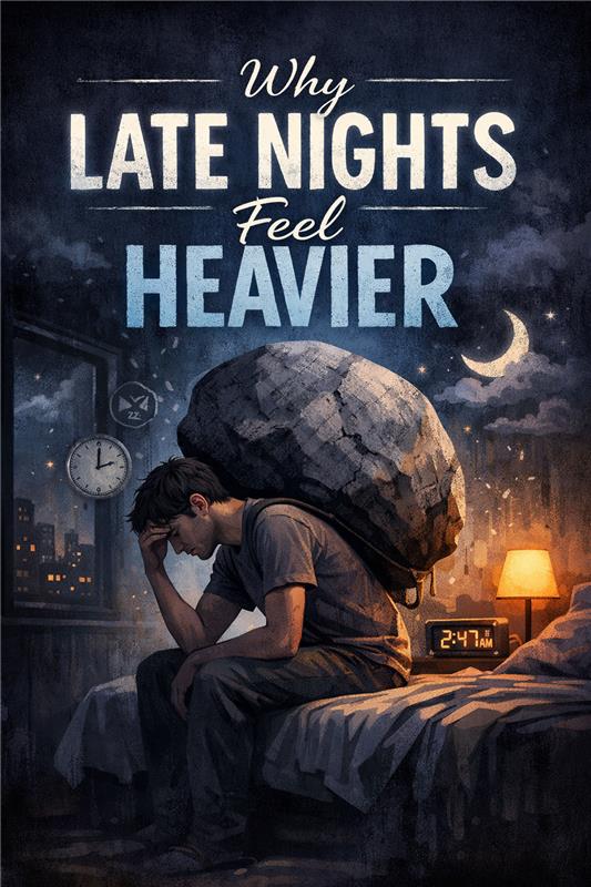 why late nights feel heavier